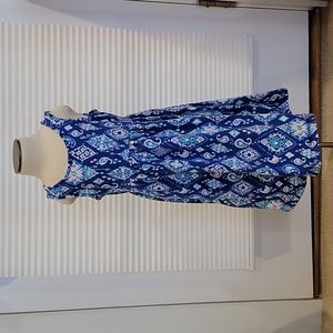 Gymboree blue sleeveless maxi dress 2t